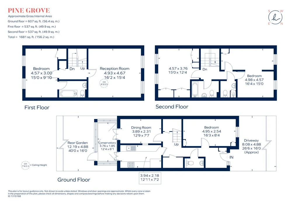 Floorplan for Pine Grove, London, SW19