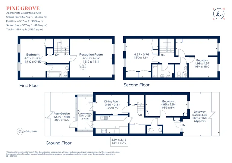 Floorplan 1 for Pine Grove, London, SW19