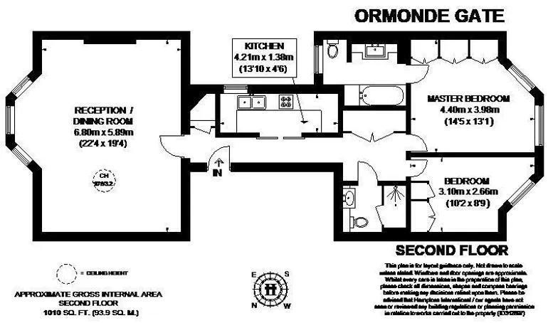 Floorplan 1 for Ormonde Gate London SW3