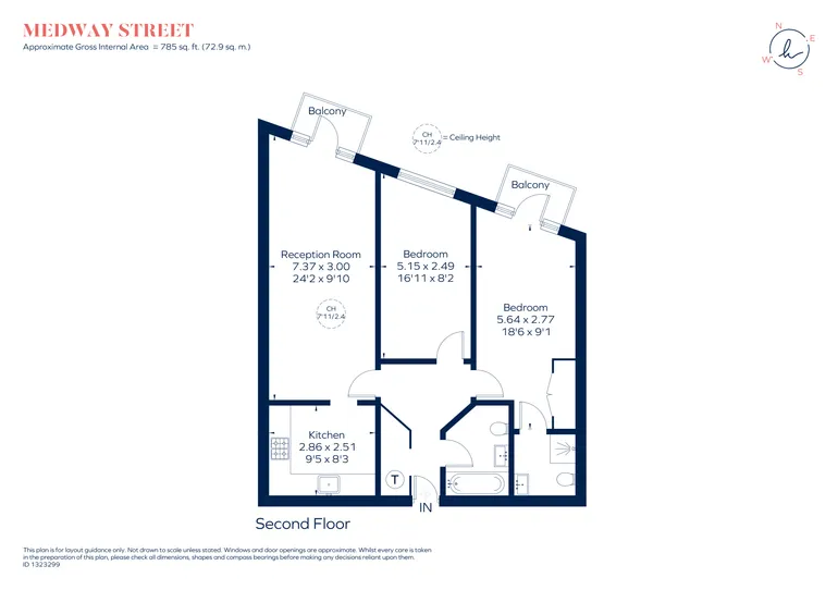Floorplan 1 for Medway Street London SW1P