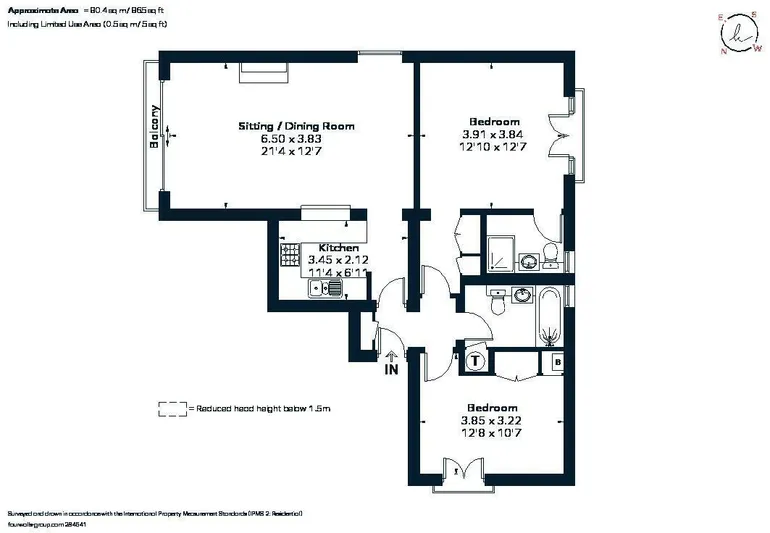 Floorplan 1 for Boathouse Reach Henley-on-Thames RG9