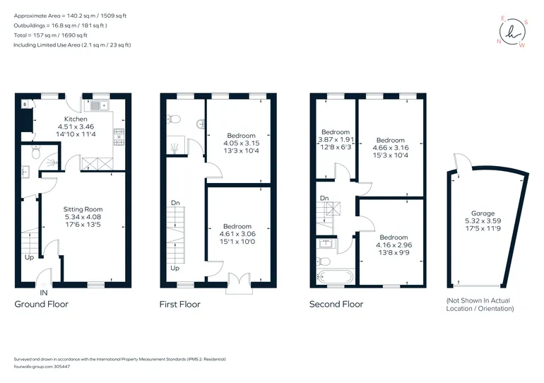 Floorplan 1 for Rodney Road Cheltenham GL50