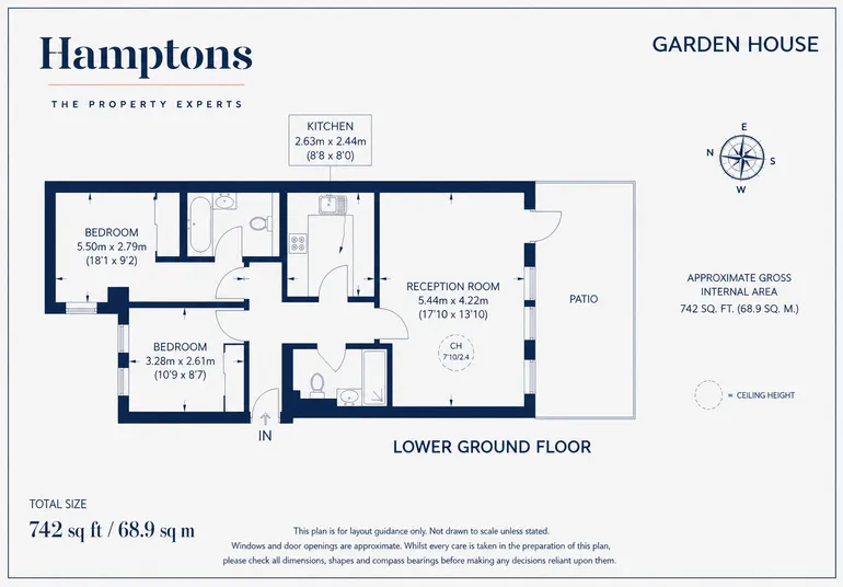 Floorplan 2 for Kensington Gardens Square London W2
