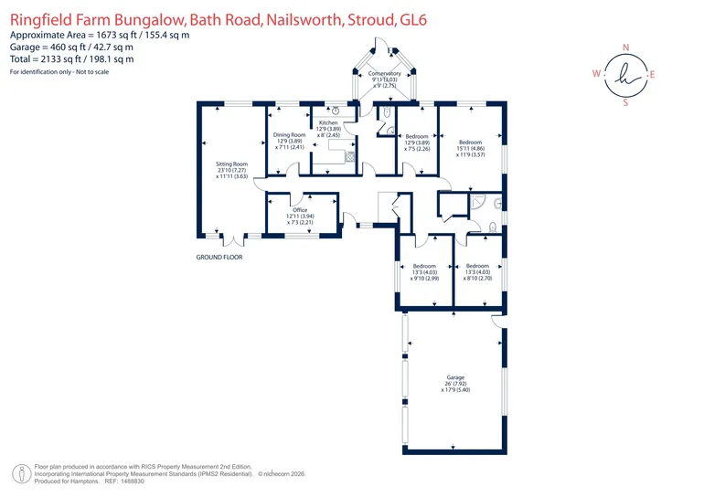 Floorplan 1 for Tetbury Lane, Nailsworth, GL6