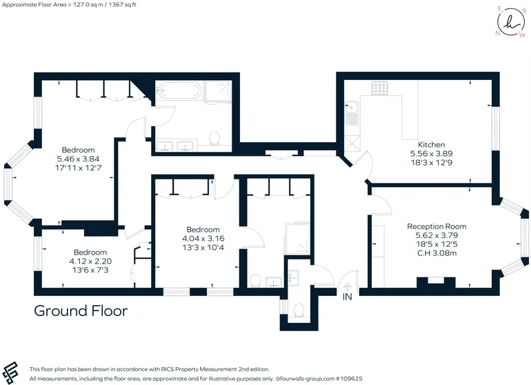 Floorplan 1 for Franklins Row, London, SW3
