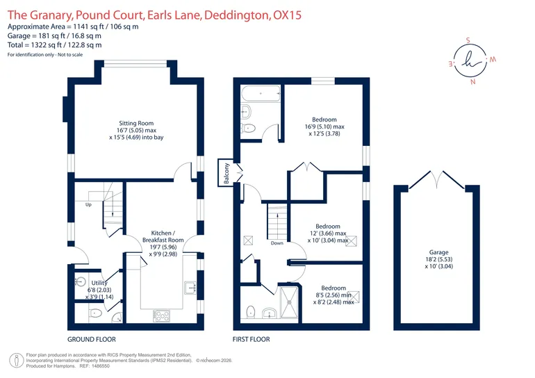 Floorplan 1 for Earls Lane, Deddington, OX15