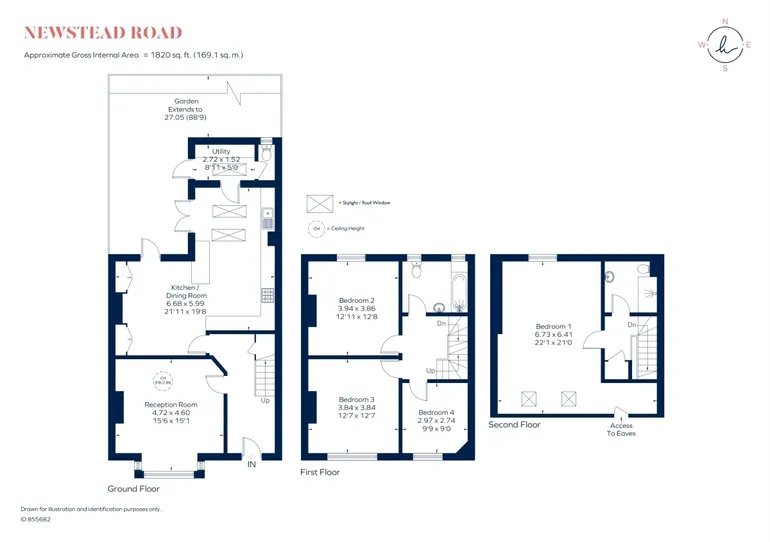 Floorplan 1 for Newstead Road, London, SE12