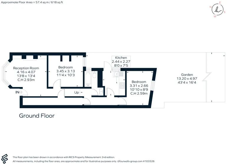 Floorplan 1 for Maybury Gardens London NW10
