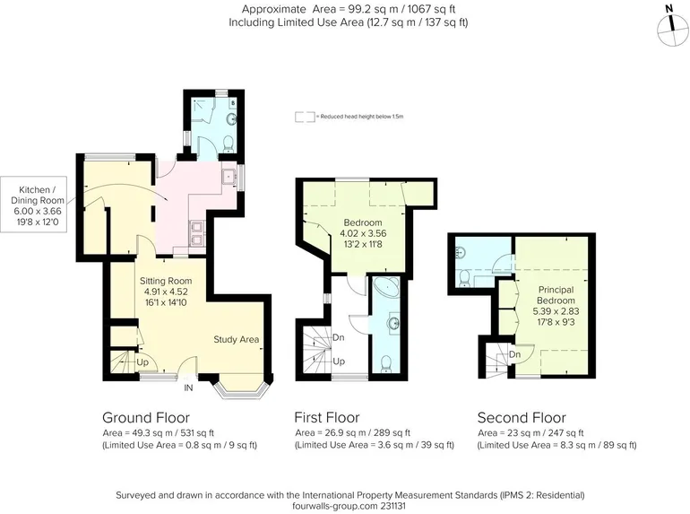 Floorplan 1 for The Green, Groombridge, TN3