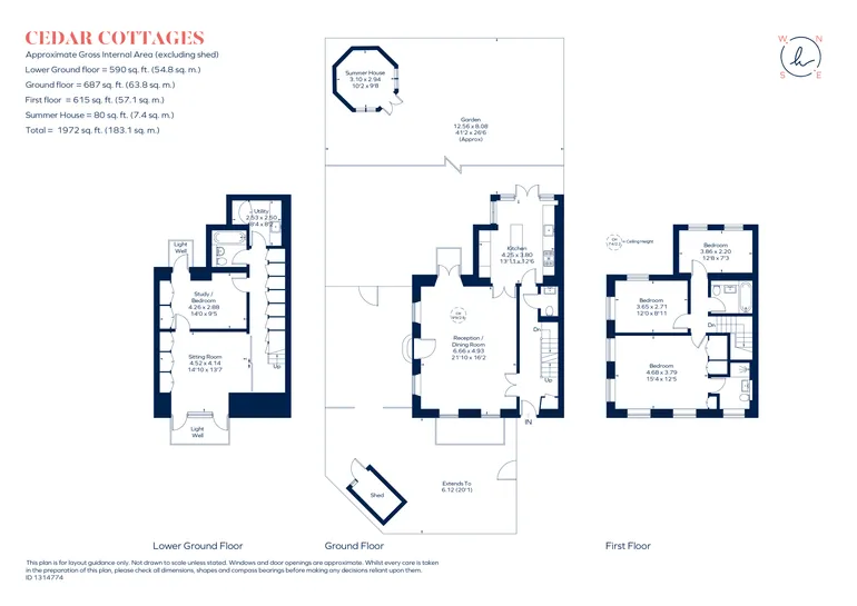 Floorplan 1 for Roehampton Lane, London, SW15