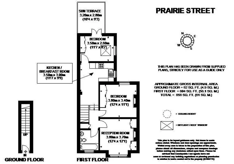Floorplan 1 for Prairie Street London SW8