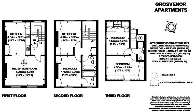 Floorplan 1 for Grosvenor Avenue London N5