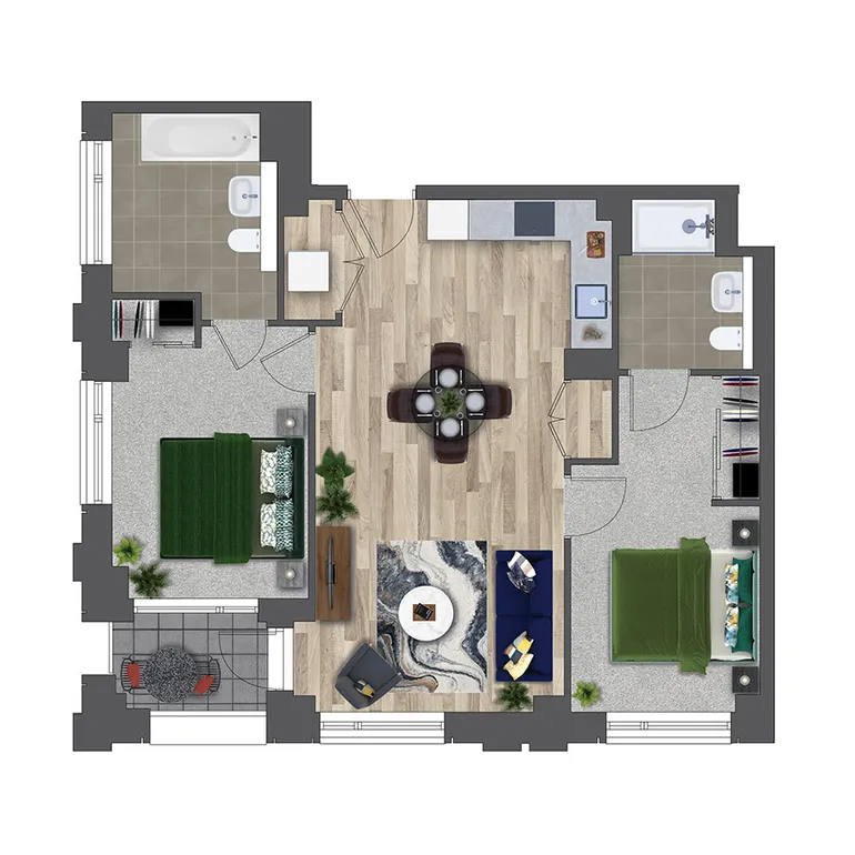 Floorplan 1 for Kooky Redhill, 1 Marketfield Way Redhill RH1