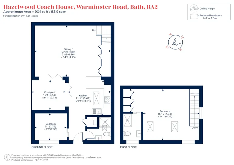 Floorplan 1 for Warminster Road Bath BA2