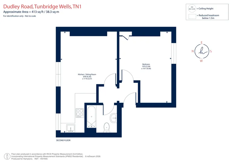 Floorplan 1 for Dudley Road Tunbridge Wells TN1