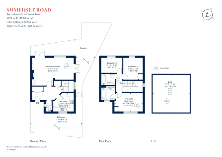 Floorplan 1 for Somerset Road, London, SW19