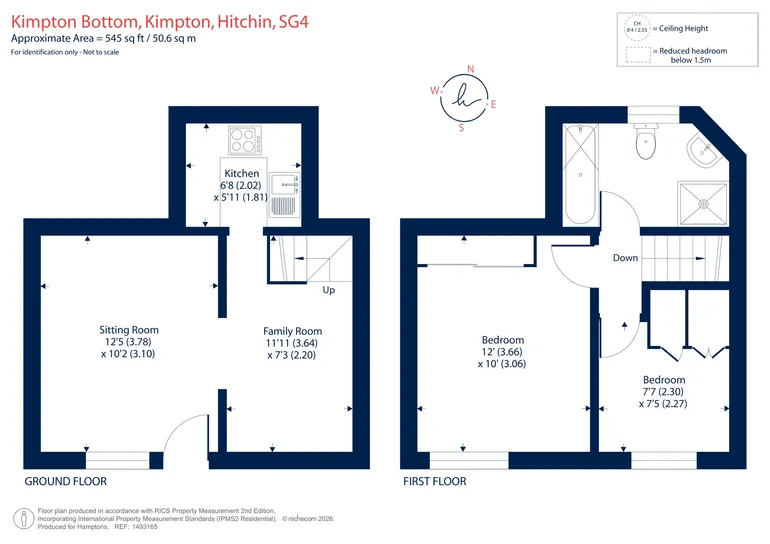 Floorplan 1 for Kimpton Bottom, Kimpton, SG4
