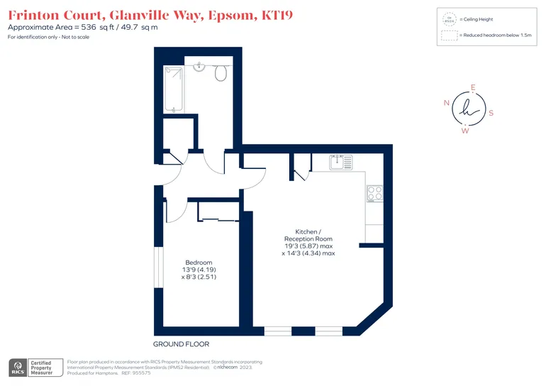 Floorplan 1 for Glanville Way, Epsom KT19
