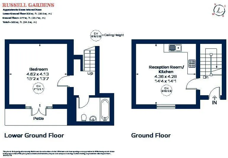 Floorplan 1 for Russell Gardens London W14