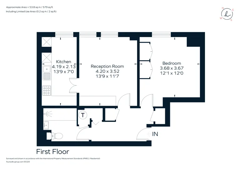 Floorplan 1 for Elm Park Gardens Chelsea SW10