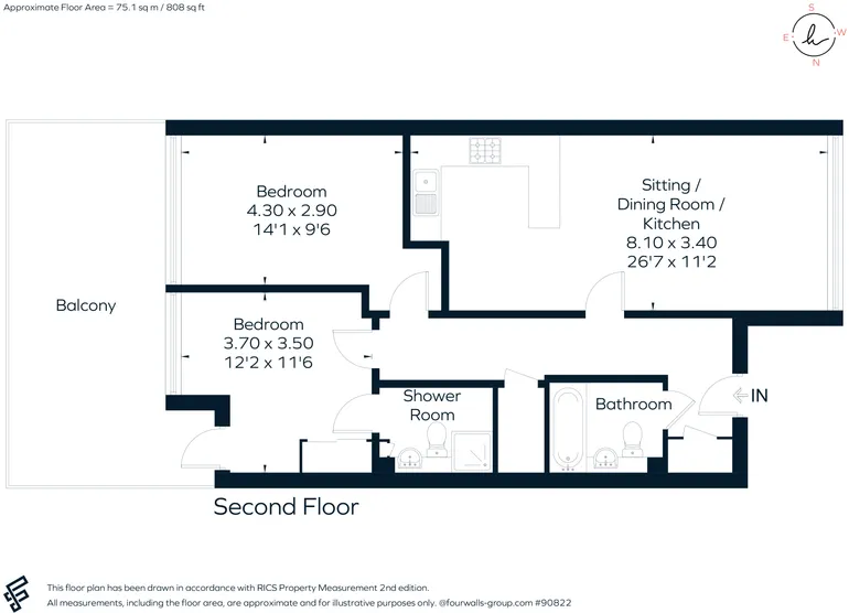 Floorplan 1 for Attfield Parkway RG14