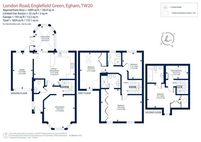 Floorplan 1 for London Road, Englefield Green TW20