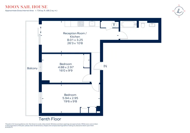 Floorplan 1 for Mast Quay London SE18