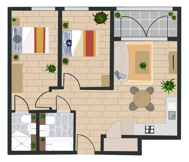 Floorplan 1 for Enclave, 149 Hurst St Birmingham B5