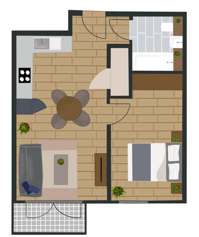 Floorplan 1 for Enclave, 149 Hurst St Birmingham B5