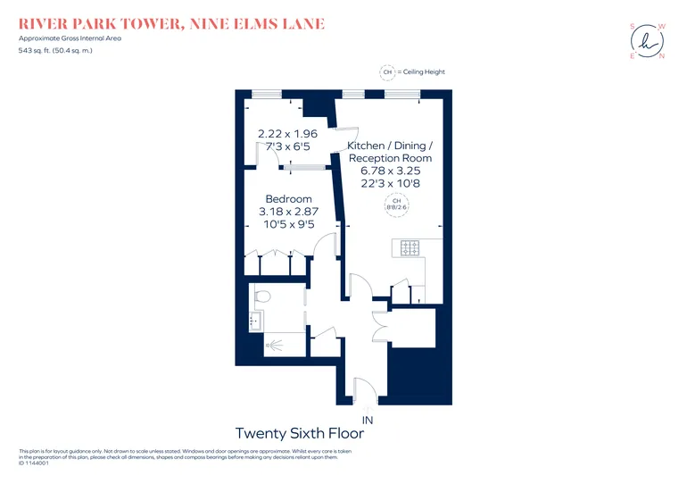 Floorplan 1 for Nine Elms Lane London SW8