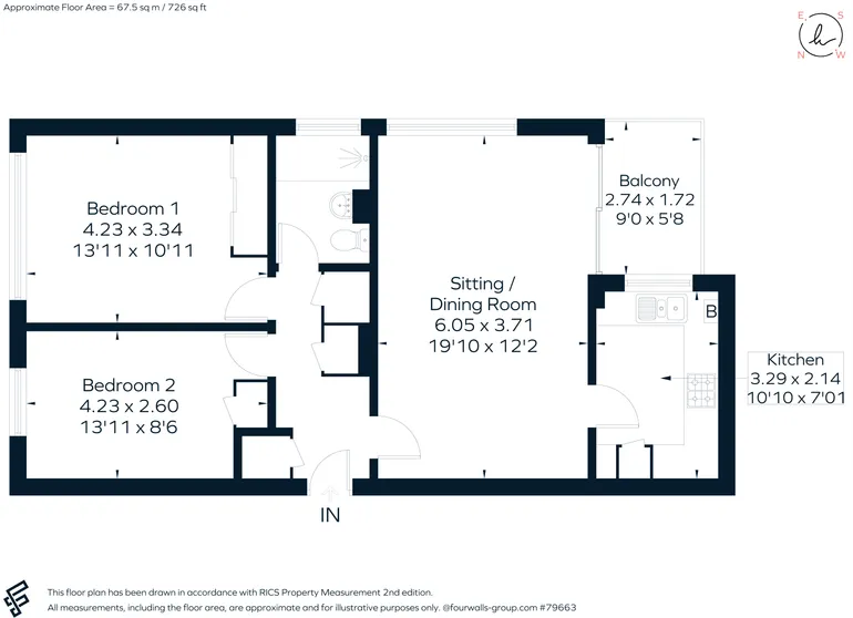 Floorplan 1 for Milton Road Harpenden AL5