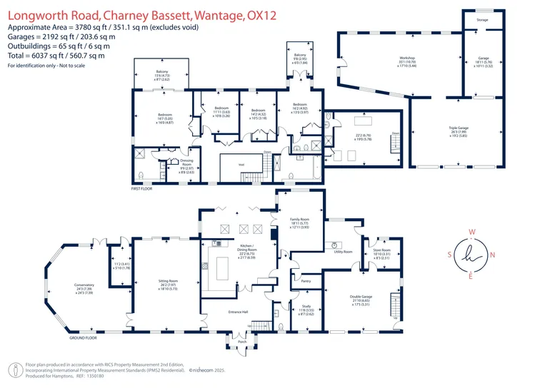 Floorplan 1 for Longworth Road, Wantage, OX12