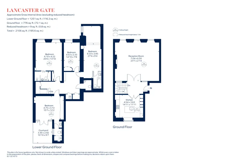 Floorplan 1 for Lancaster Gate, London, W2