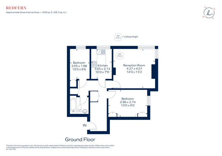 Floorplan 1 for Ewell Road Surbiton KT6
