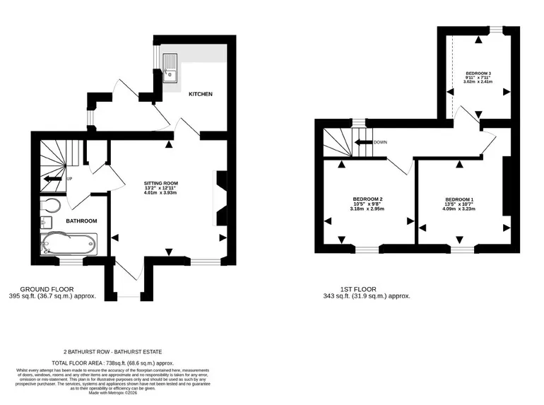 Floorplan 1 for Coates, Cirencester, GL7