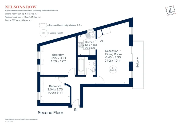 Floorplan 1 for Nelsons Row, London, SW4