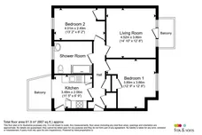 King Edwards Parade, Eastbourne floorplan 1 out of 1