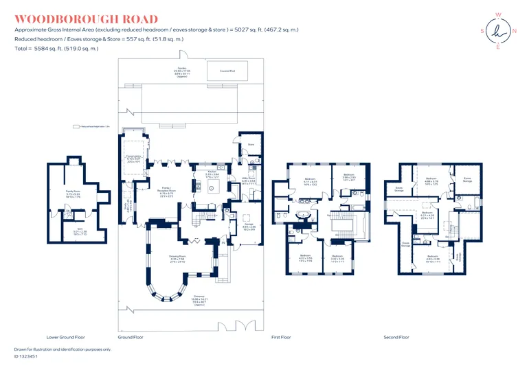 Floorplan 1 for Woodborough Road, London, SW15