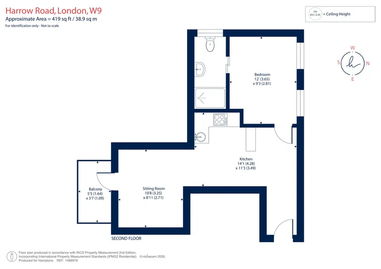Floorplan 1 for Harrow Road London W9