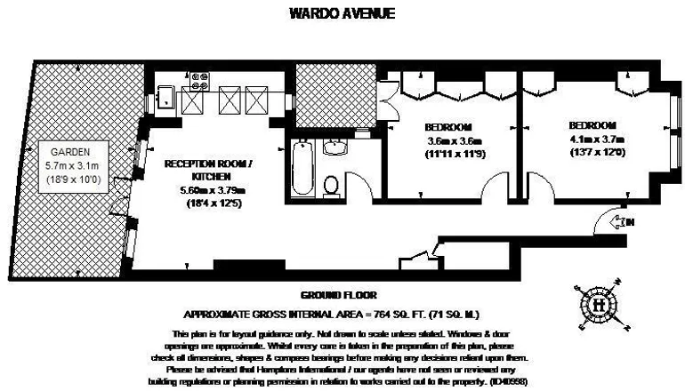 Floorplan 1 for Wardo Avenue London SW6