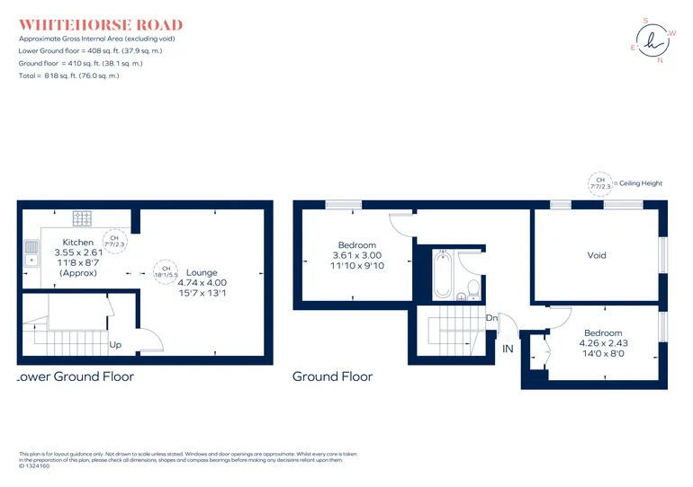 Floorplan 1 for White Horse Road, E1