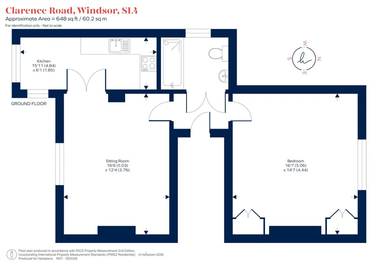 Floorplan 1 for Clarence Road Windsor SL4