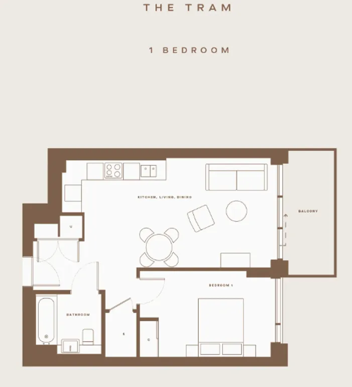 Floorplan 1 for Coppermaker Square, 1 Cherry Park Lane Stratford E20