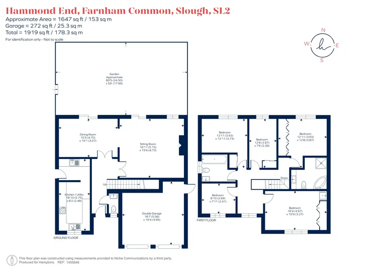 Floorplan 1 for Hammond End, Farnham Common, SL2