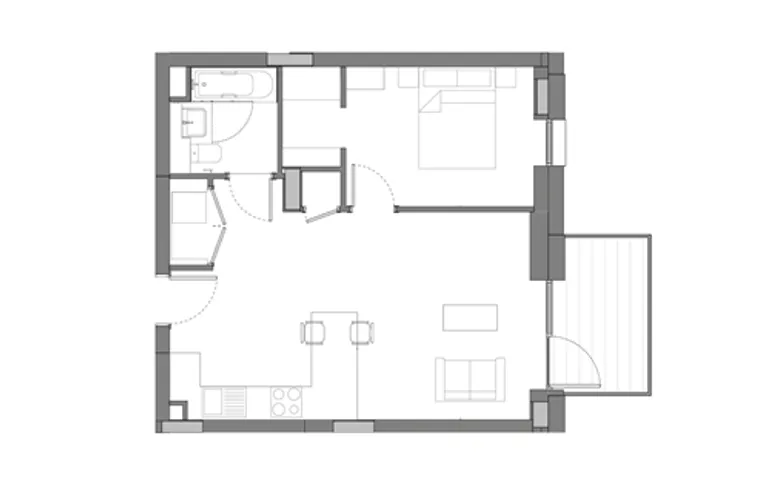 Floorplan 1 for 2 Barking Wharf Square Barking IG11