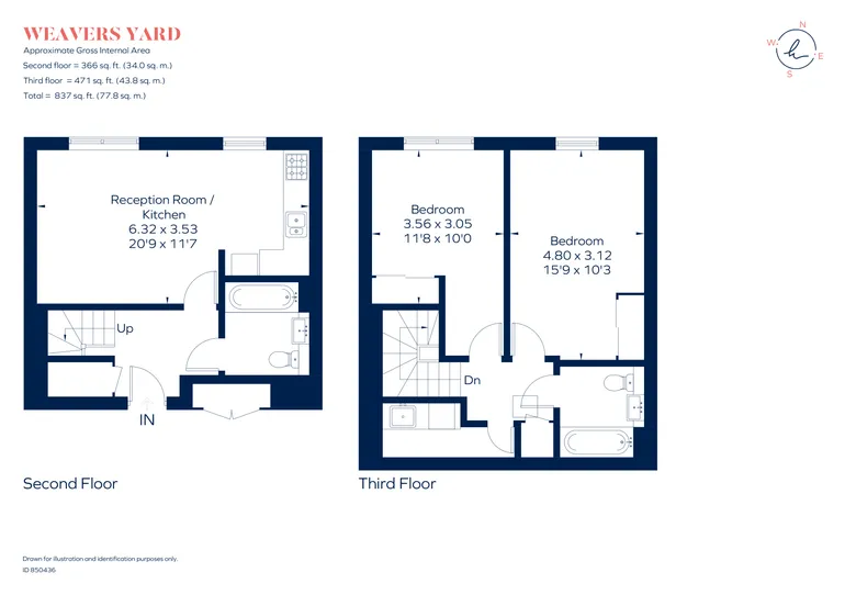 Floorplan 1 for 11 Market Street Newbury RG14
