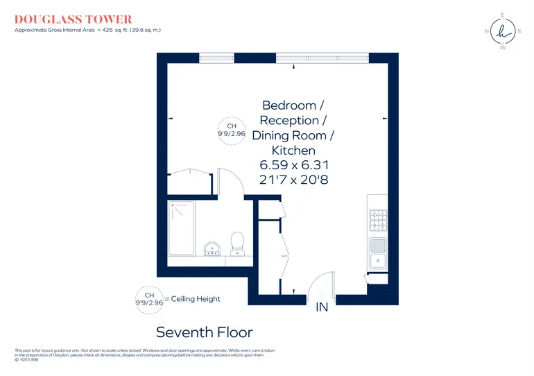 Floorplan 1 for Goodluck Hope Walk , E14