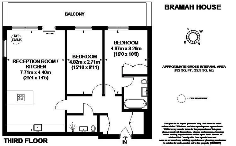Floorplan 1 for Gatliff Road London SW1W