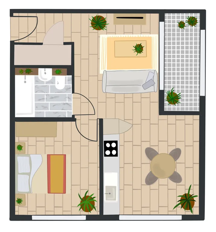 Floorplan 1 for Enclave Birmingham City,  149 Hurst St Birmingham B5