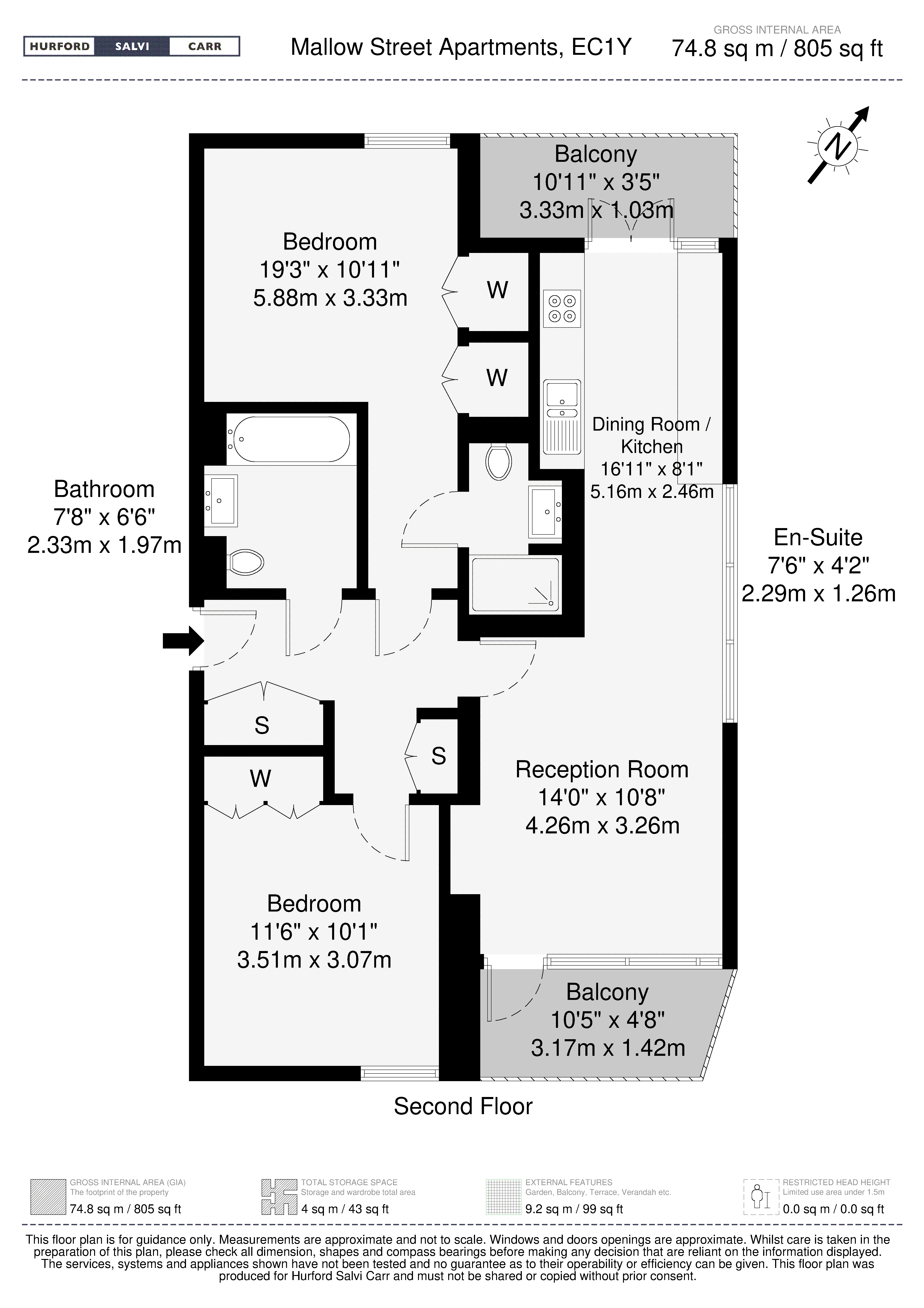 Mallow Street, London, EC1Y floorplan